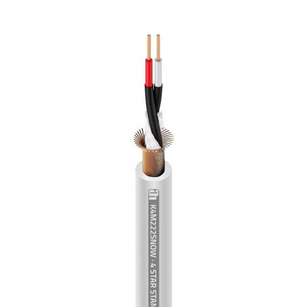 Adam Hall Cables 4 STAR MICROPHONE 222 SNOW - 